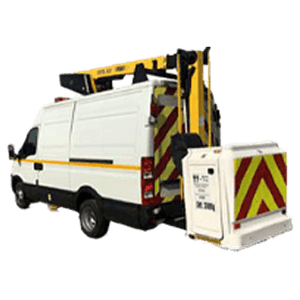 12.5 metre cherry picker van for elevated access work